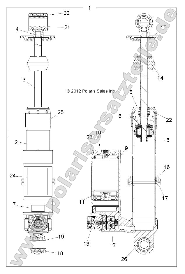 Suspension, Shock, Front Suspension, Shock, Front