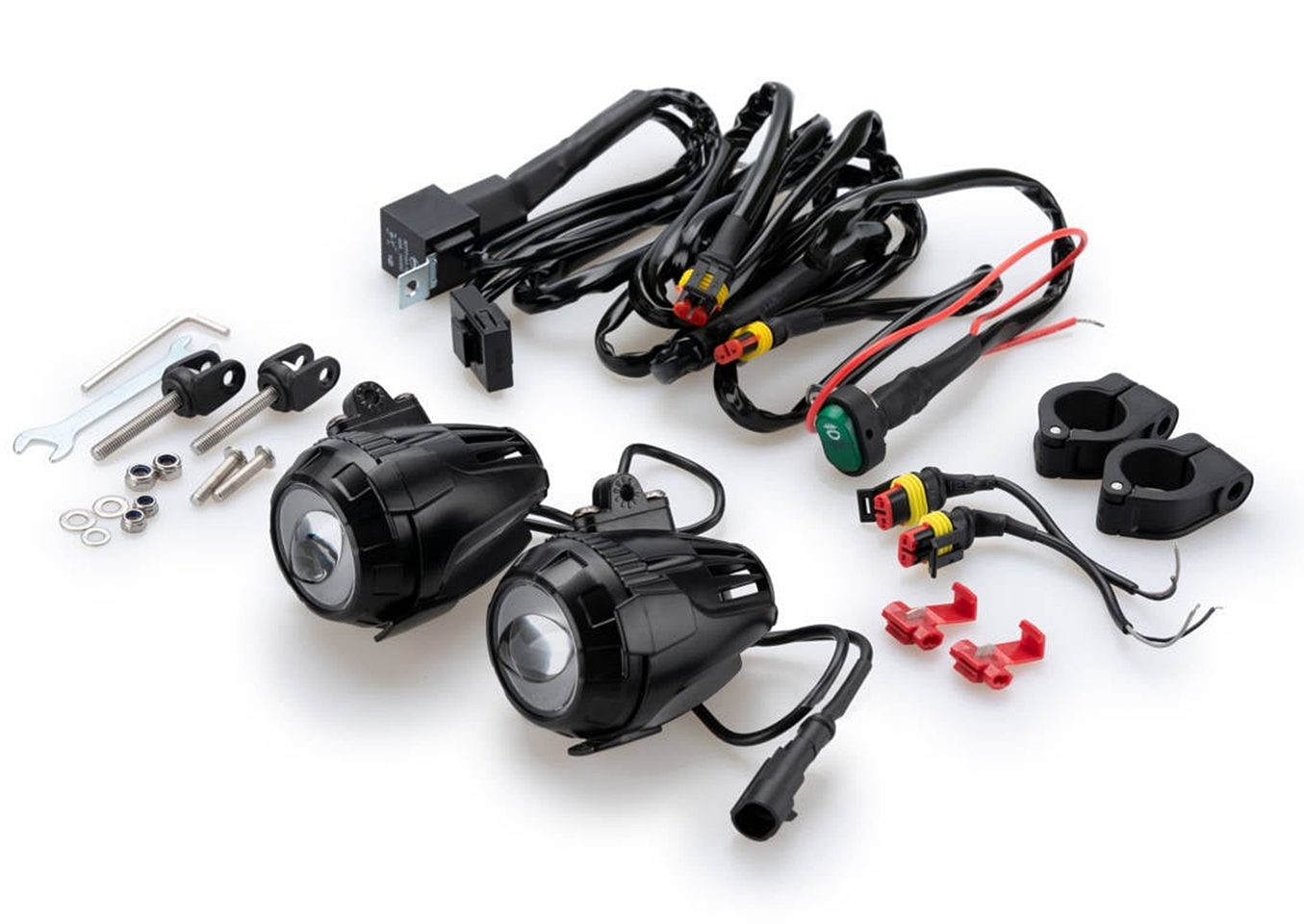PUIG-KIT-ZUSATZSCHEINWERFER-HOMO-BEAM-3-0-CLAMPS-21786N PUIG Zusatzscheinwerfer LED Hi-Beam 3.0 mit Halterung - 21786N
