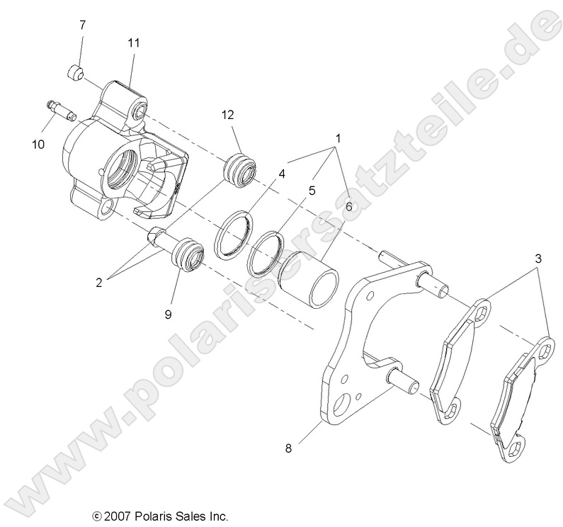 BRAKES, FRONT CALIPER BRAKES, FRONT CALIPER