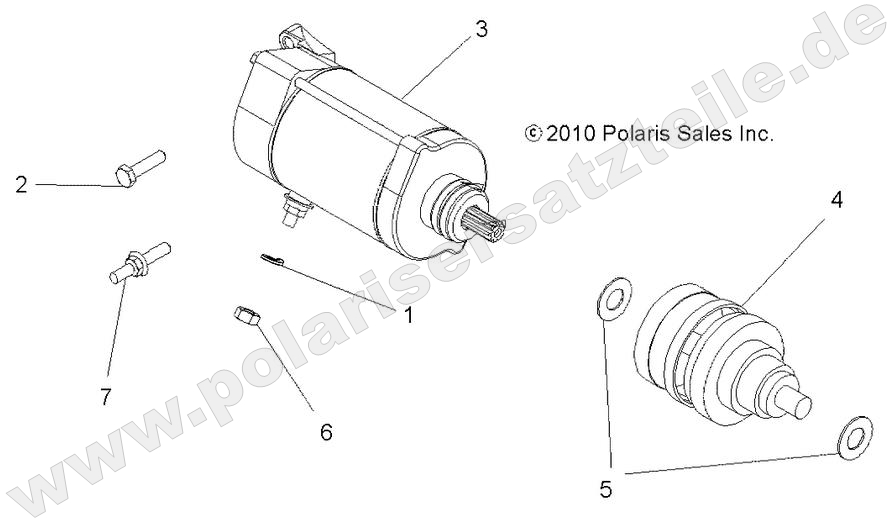 ENGINE, STARTING MOTOR ENGINE, STARTING MOTOR