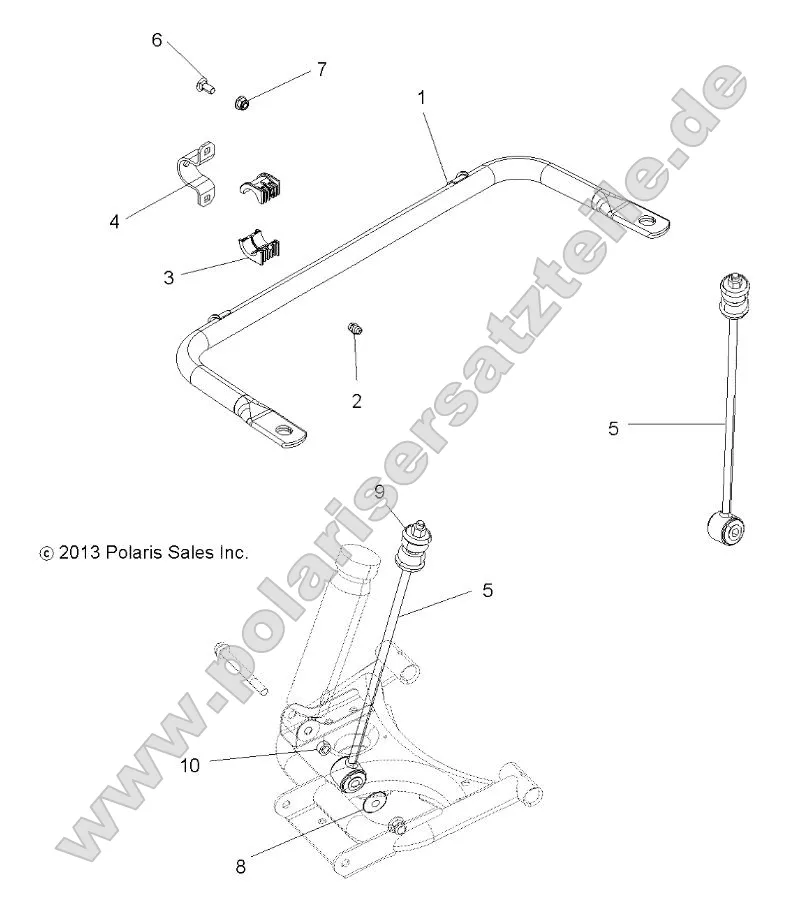 Suspension, Stabilizer Bar, Rear Suspension, Stabilizer Bar, Rear