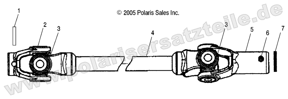 PROP SHAFT, FRONT PROP SHAFT, FRONT