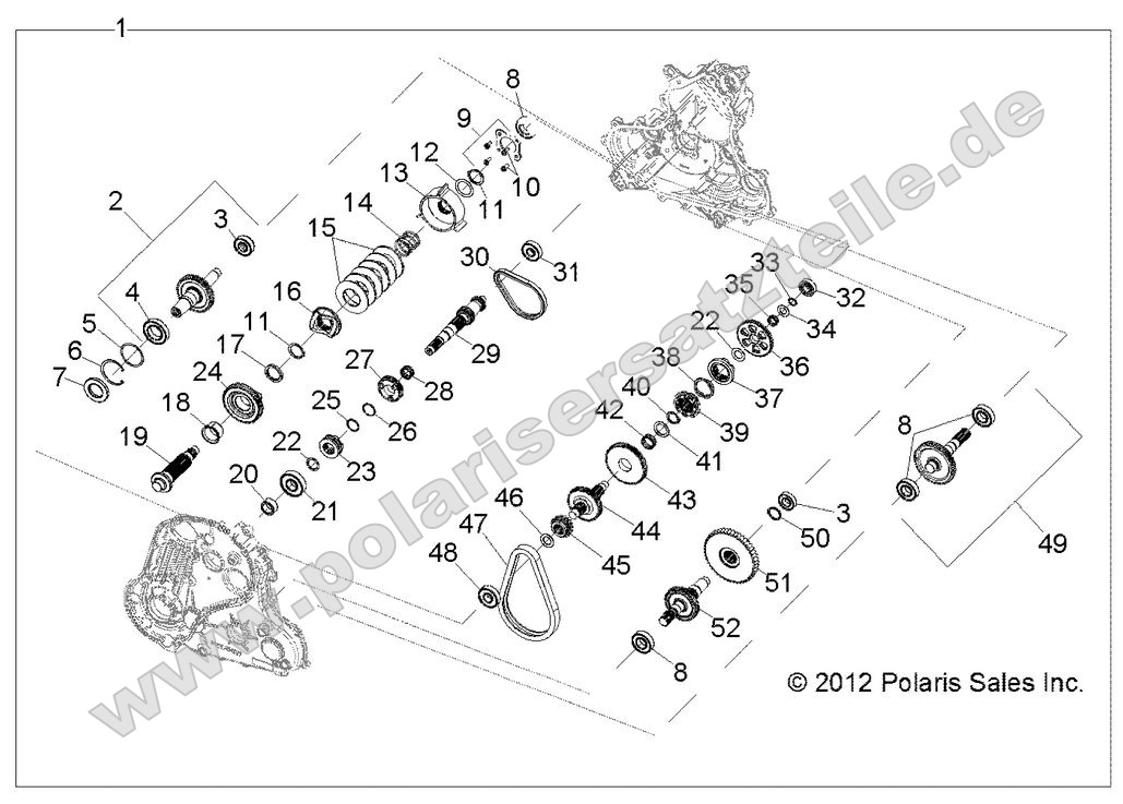Drive Train, Main Gearcase Internals