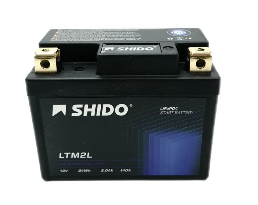 Shido LTM2L / LTKTM04L Lithium Ionen Batterie 12V LiFePO4