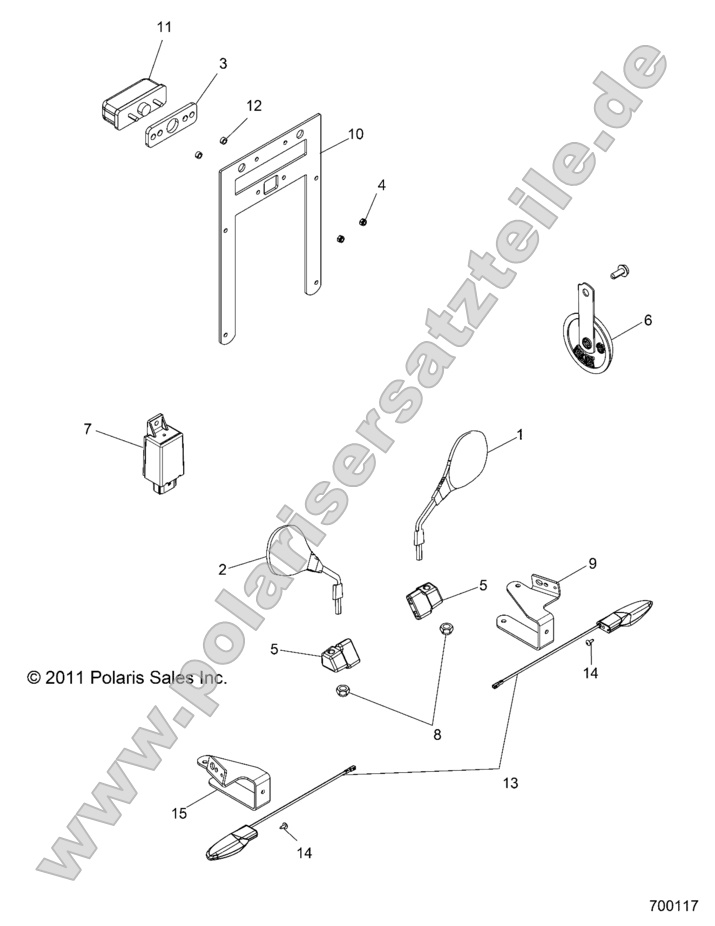 Electrical, Turn Signals, Horn and Mirrors