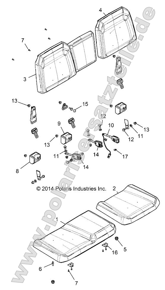 Body, Seat, 60/40 Full Back