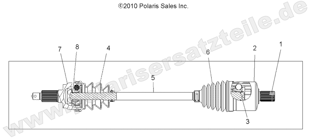 DRIVE TRAIN, DRIVE SHAFT, FRONT