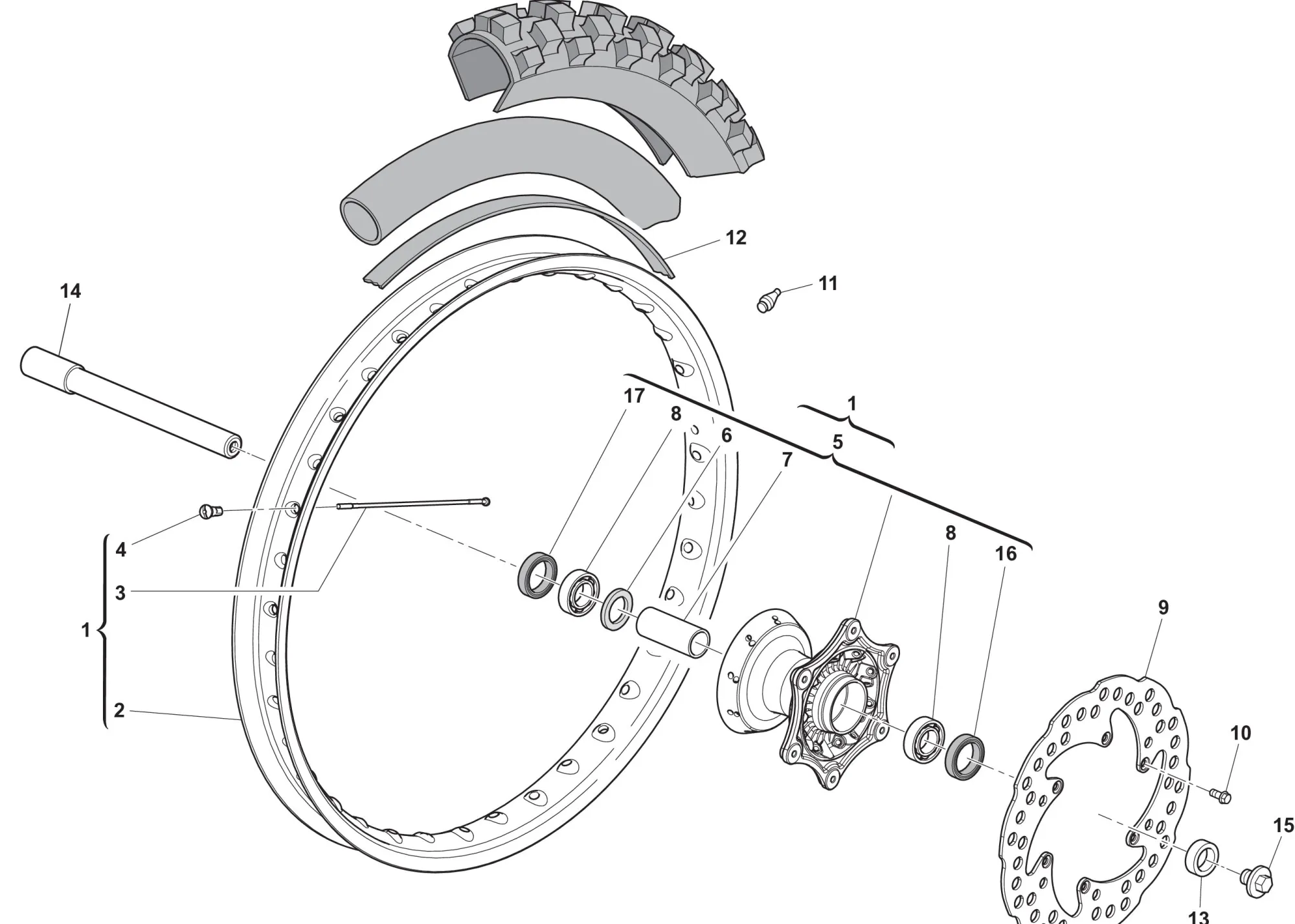 Vorderrad Enduro Vorderrad Enduro