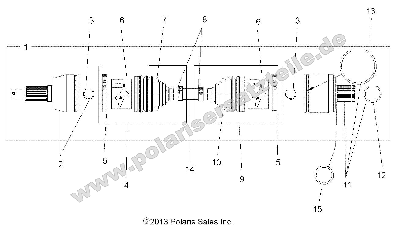 Drive Train, Drive Shaft, Rear Drive Train, Drive Shaft, Rear