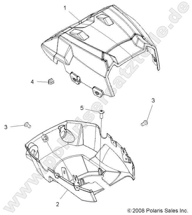 BODY, HEADLIGHT POD BODY, HEADLIGHT POD
