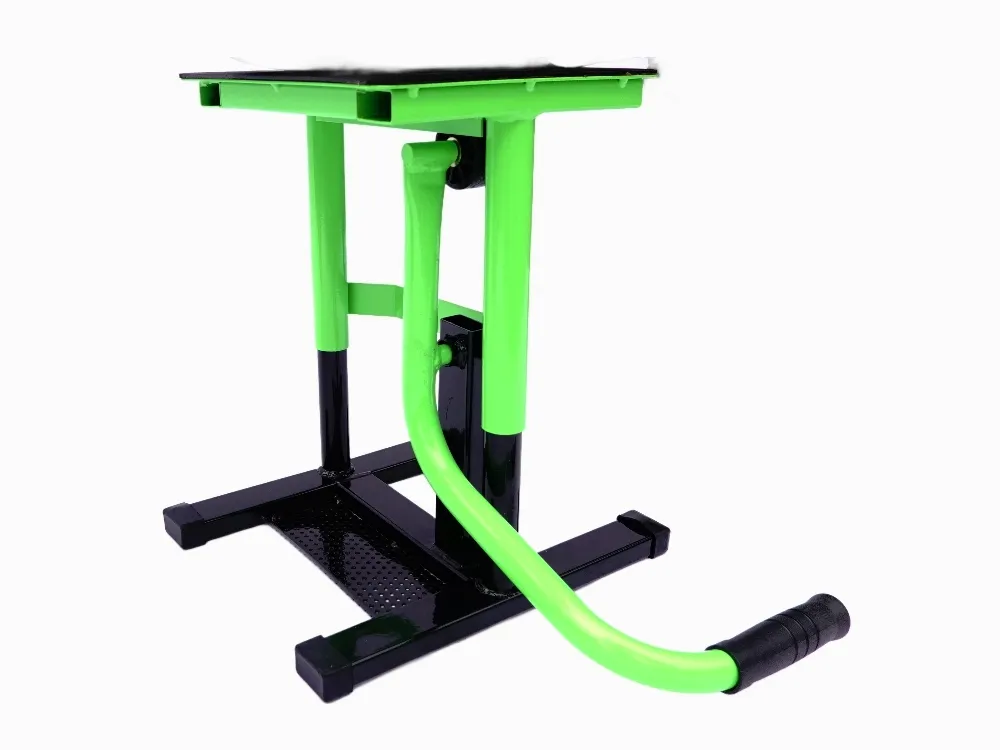 TMP Motocross & Enduro Hubständer / MX Montageständer - schwarz-grün