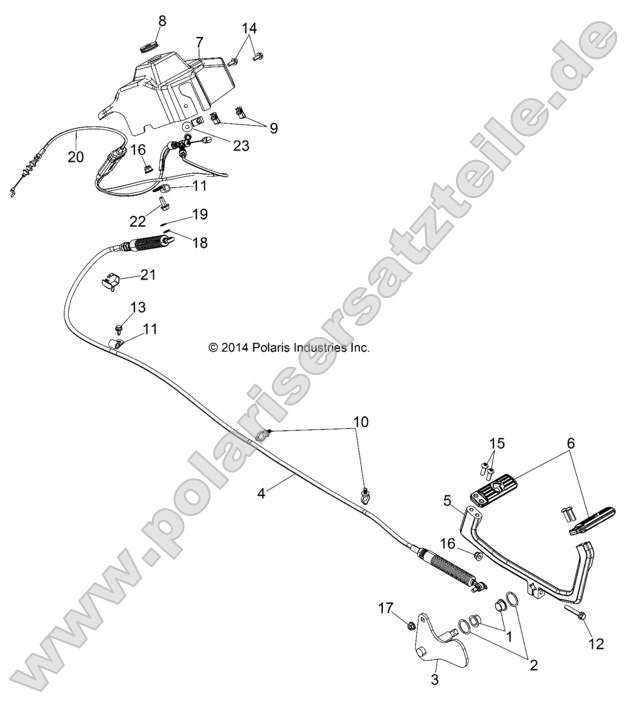 Drive Train, Throttle Pedal Drive Train, Throttle Pedal