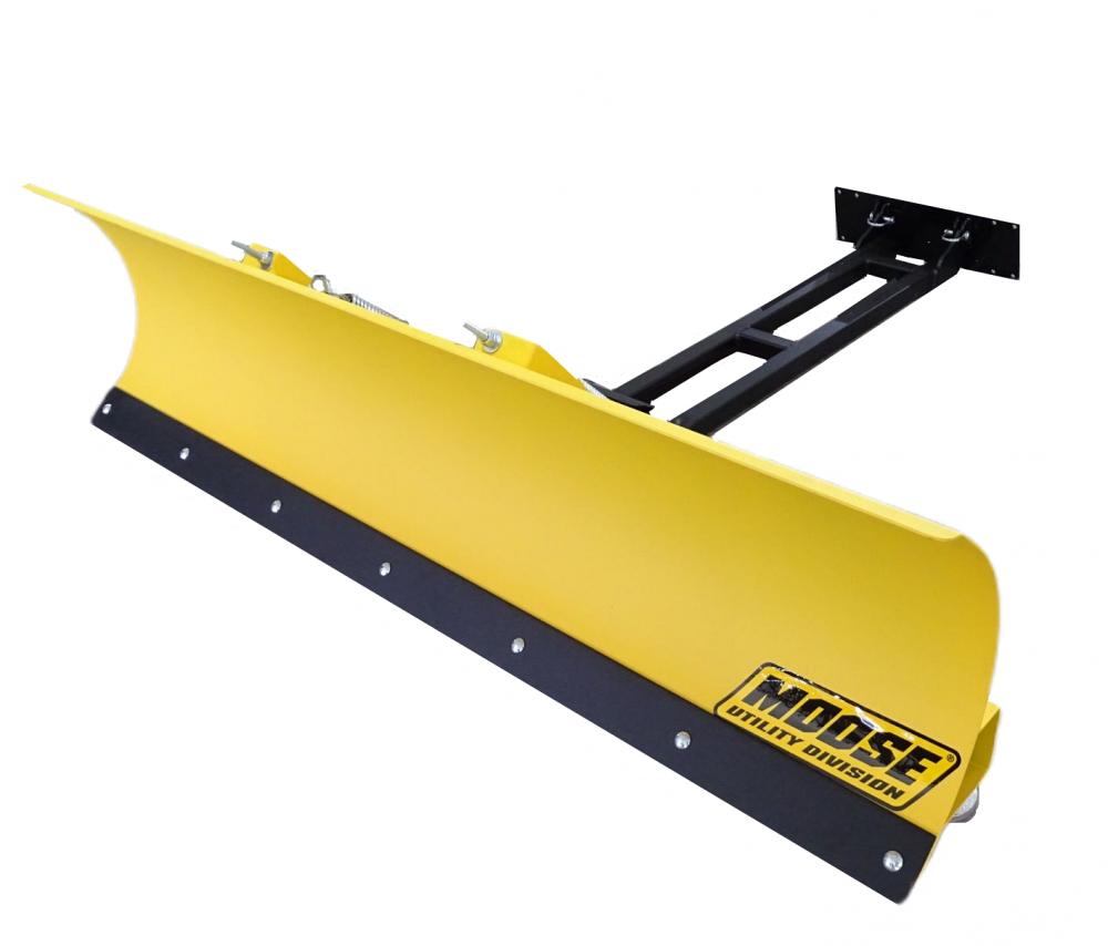 Moose_Plow_Schneeschild_Set_quad_ATV_gelb_matt_neu Moose Plow Schneeschild Set 152 cm 60" - Polaris Sportsman 550 850 1000