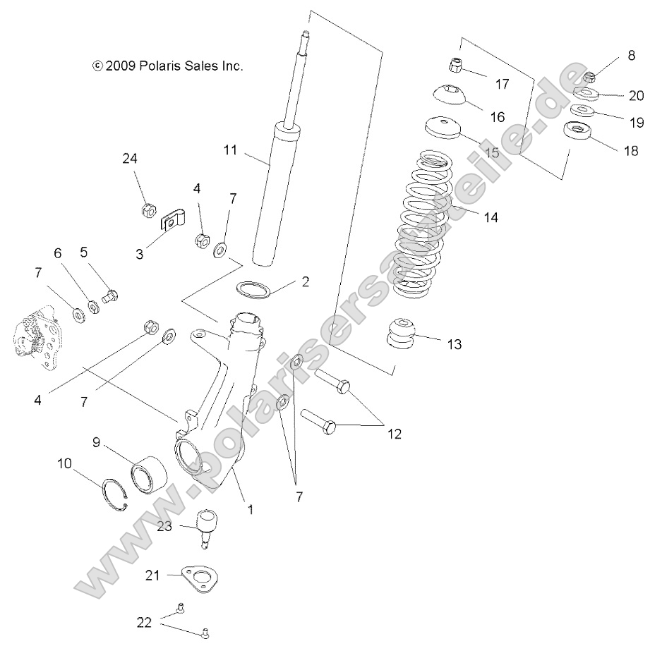 Suspension, Front Strut Suspension, Front Strut