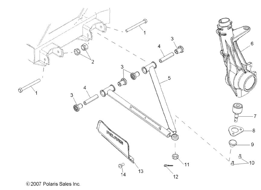SUSPENSION, A-ARM AND STRUT MOUNTING