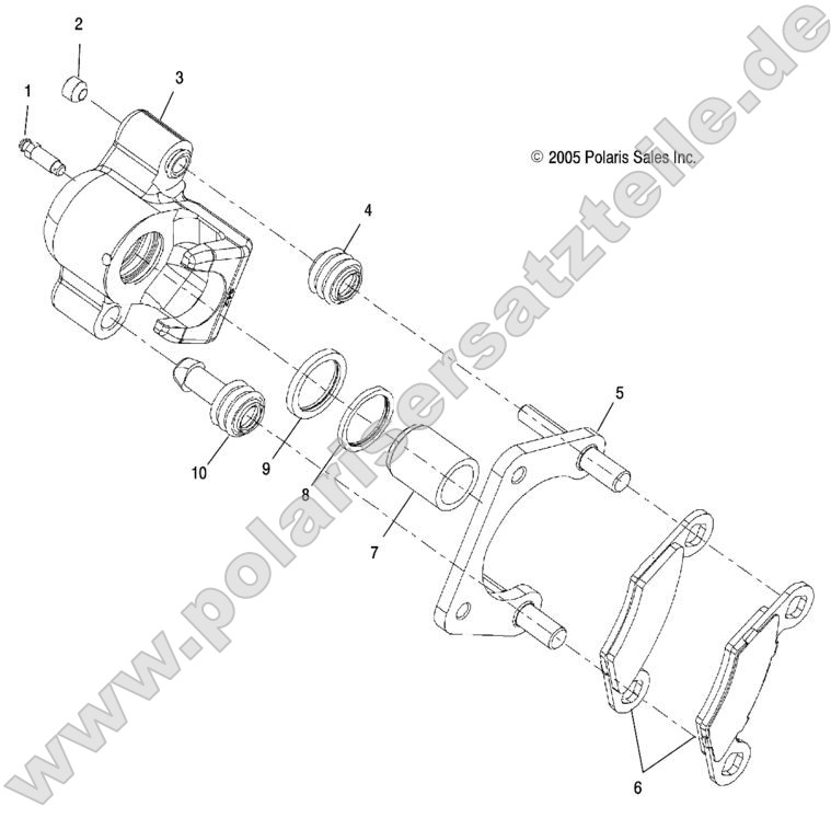 Brakes, Caliper, Rear