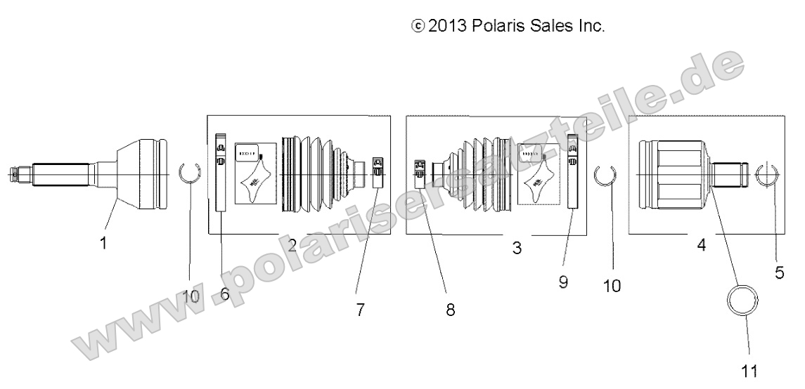 Drive Train, Front Drive Shaft Drive Train, Front Drive Shaft