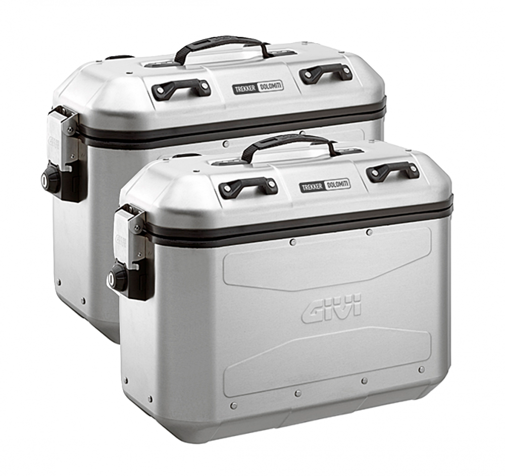 Givi_Trekker_36_Dolomiti_Monokey_2_Stueck Givi Trekker DLM 36 Dolomiti Alu Seitenkoffer Satz Monokey -36 Liter-