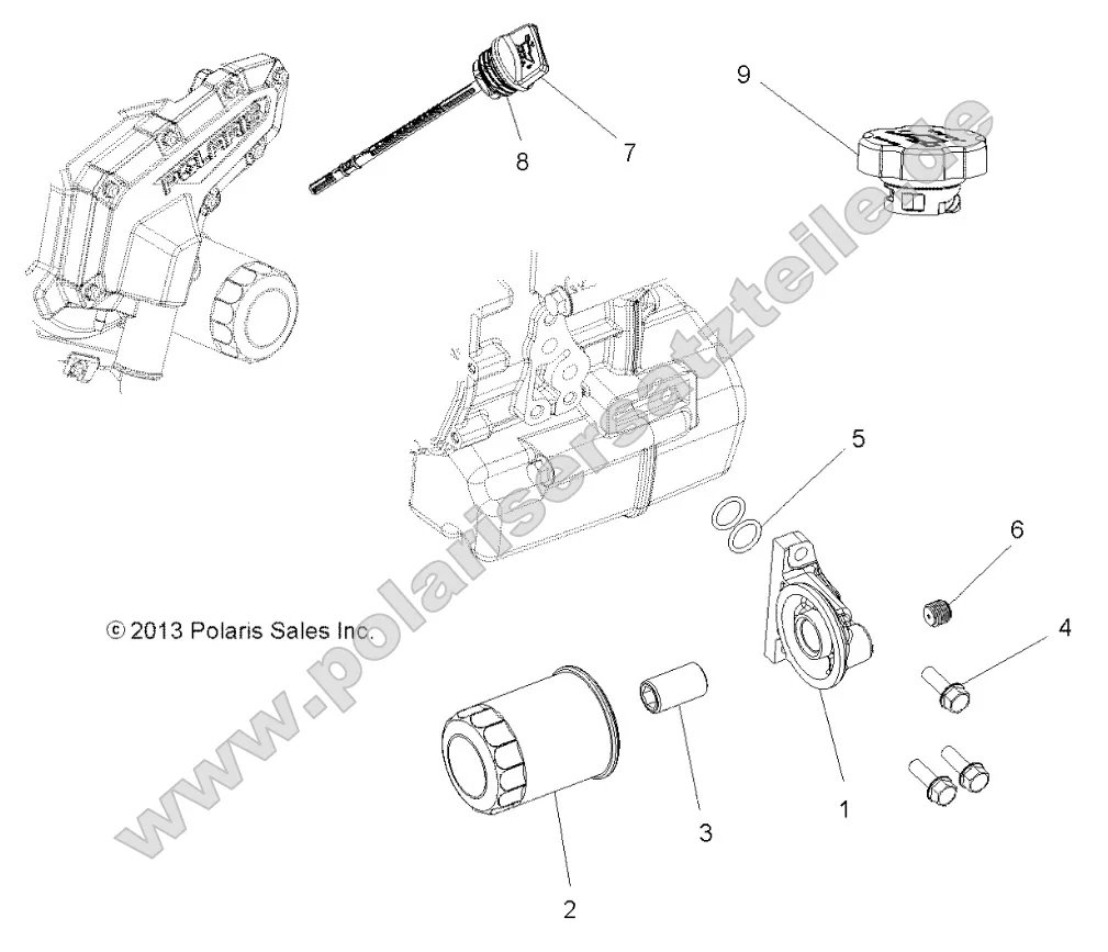 Engine, Oil Filter and Dipstick Engine, Oil Filter and Dipstick