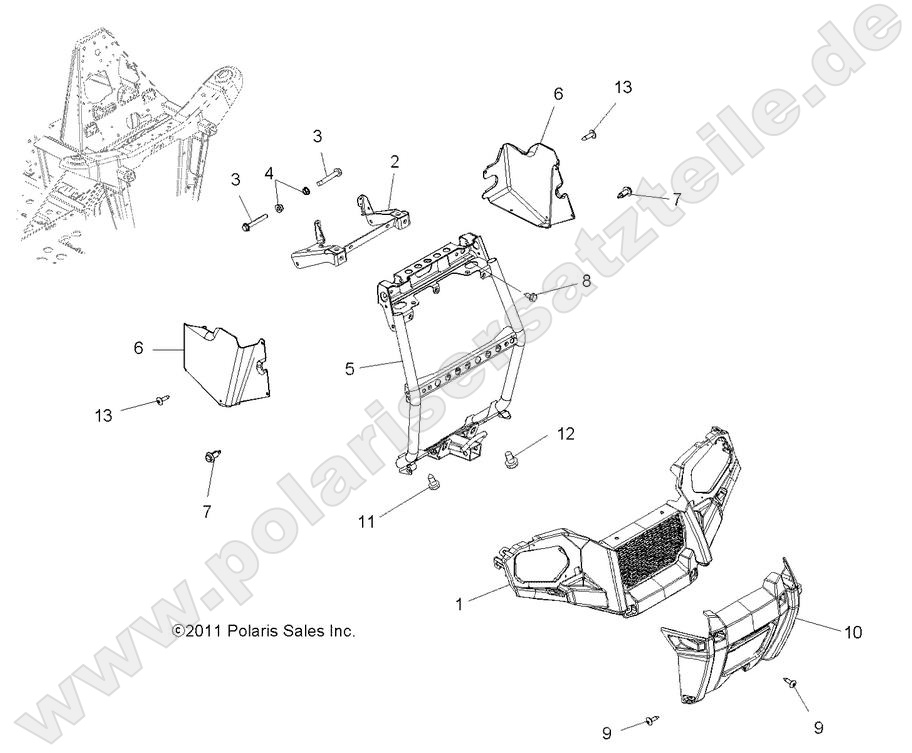BODY, FRONT BUMPER and MOUNTING BODY, FRONT BUMPER and MOUNTING