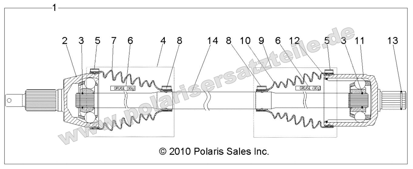 Drive Train, Front Drive Shaft
