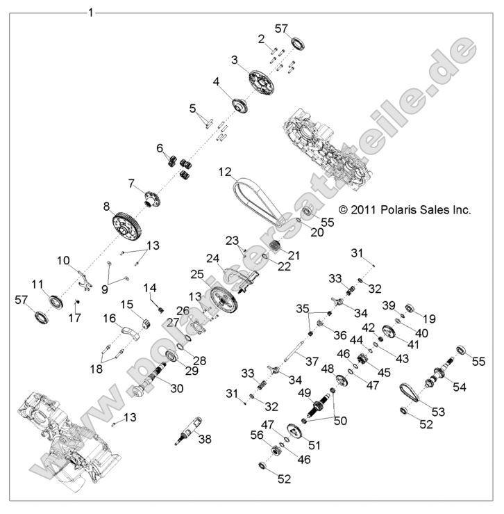 Drive Train, Main Gearcase Internal