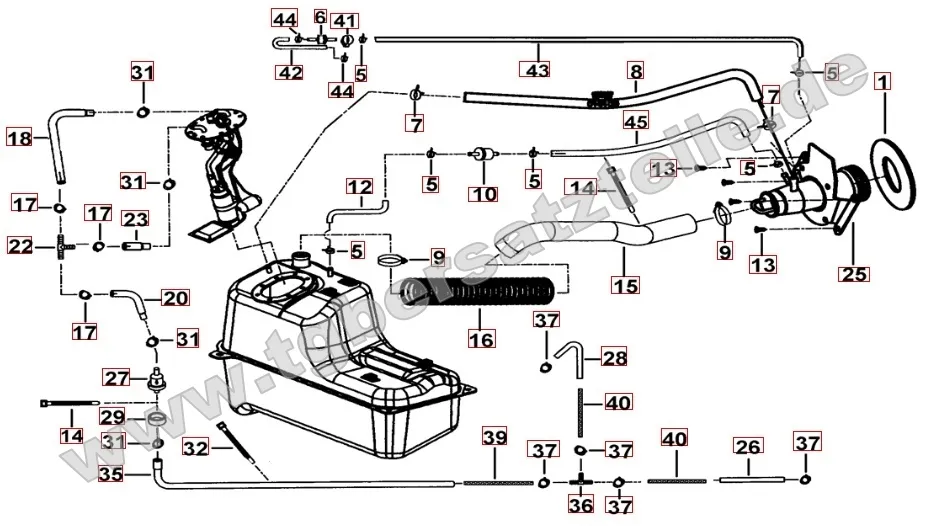Benzintank - Benzinpumpe Benzintank - Benzinpumpe