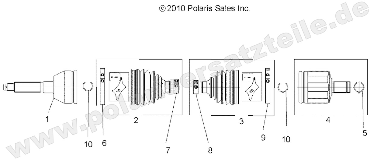 DRIVE TRAIN, FRONT DRIVE SHAFT DRIVE TRAIN, FRONT DRIVE SHAFT