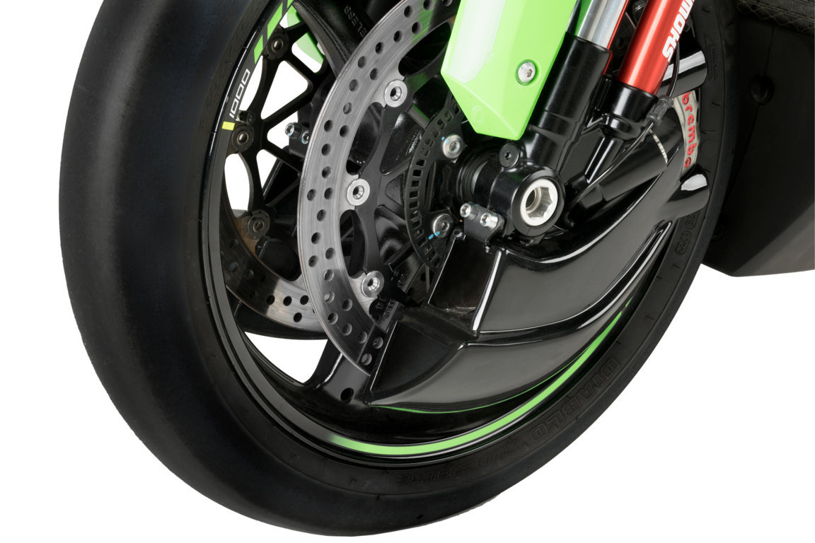 Puig Brake Cooler / Bremsenkühlung - schwarz - Kawasaki ZX-10R /RR 2016-  - 21452N