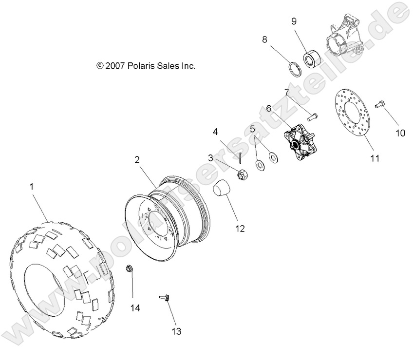 WHEELS, REAR WHEELS, REAR