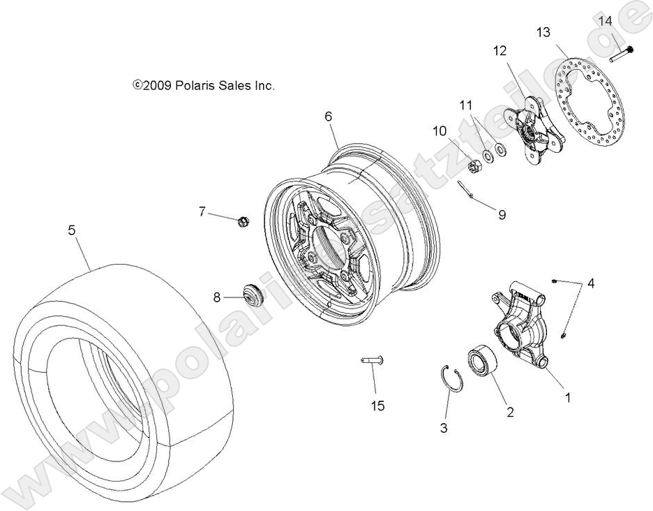 WHEELS, REAR and HUB
