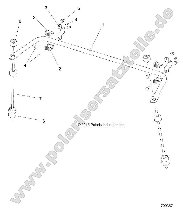Suspension, Rear Stabilizer Bar