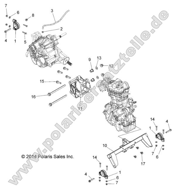 Engine, Engine and Transmission Mounting