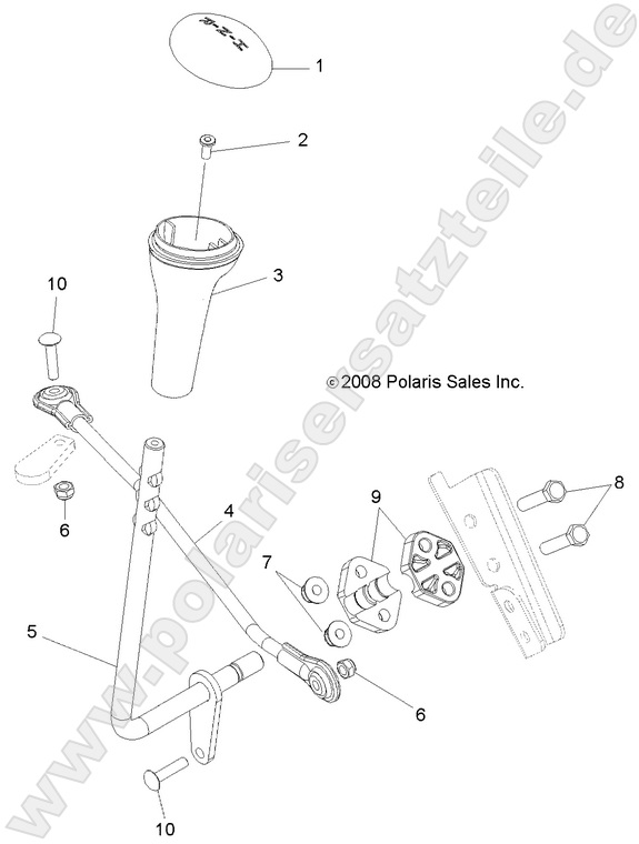 DRIVE TRAIN, GEAR SELECTOR DRIVE TRAIN, GEAR SELECTOR