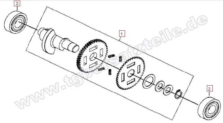 Gegengewichtsachse Gegengewichtsachse