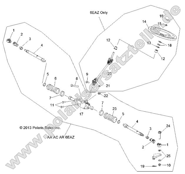 Steering, Steering Asm.