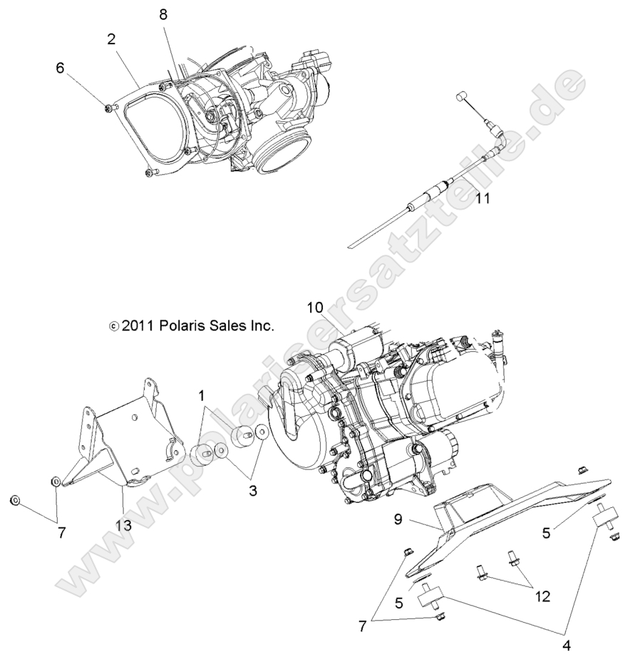 Engine, Mounting