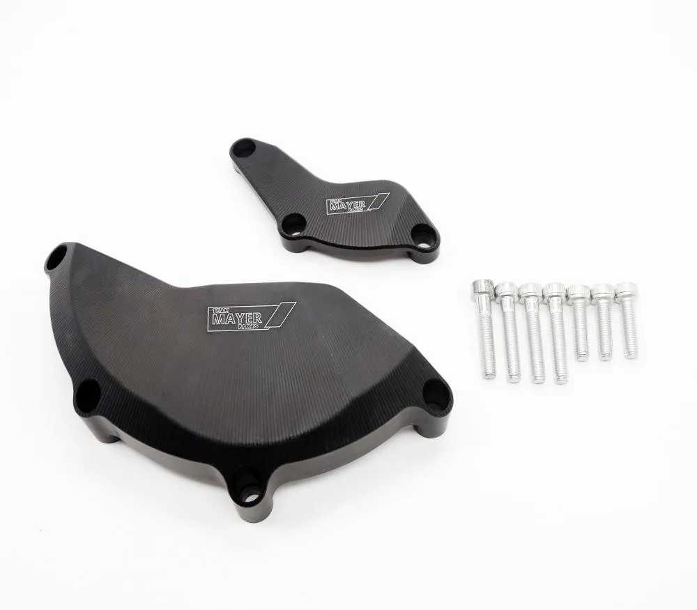 Racing CNC Motordeckelschutz Set schwarz Yamaha YZF R6 2006-19