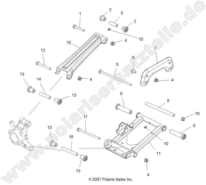 SUSPENSION, REAR SUSPENSION, REAR