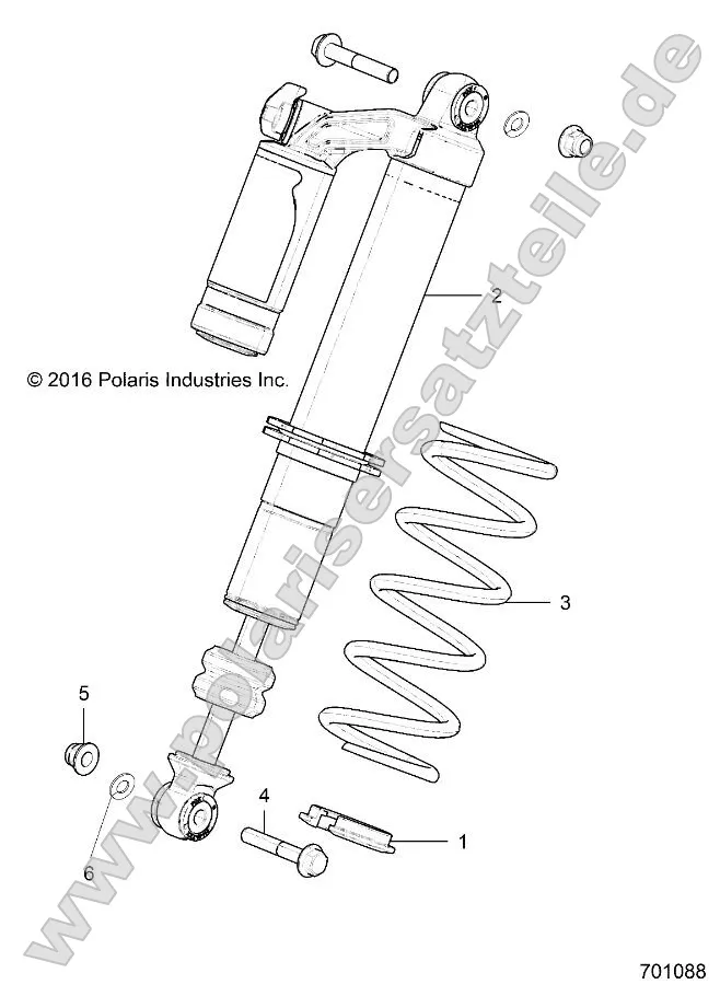 Suspension, Front Shock Mounting (701088) Suspension, Front Shock Mounting (701088)