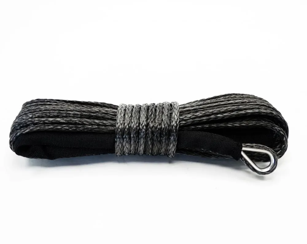 TMP Synthetik Nylon Seilwinden Seil schwarz 10 Meter x 5 mm