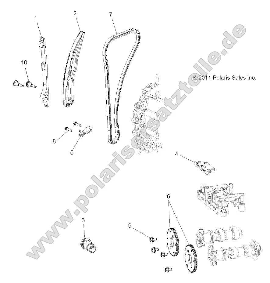 Engine, Cam Chain and Sprocket Engine, Cam Chain and Sprocket