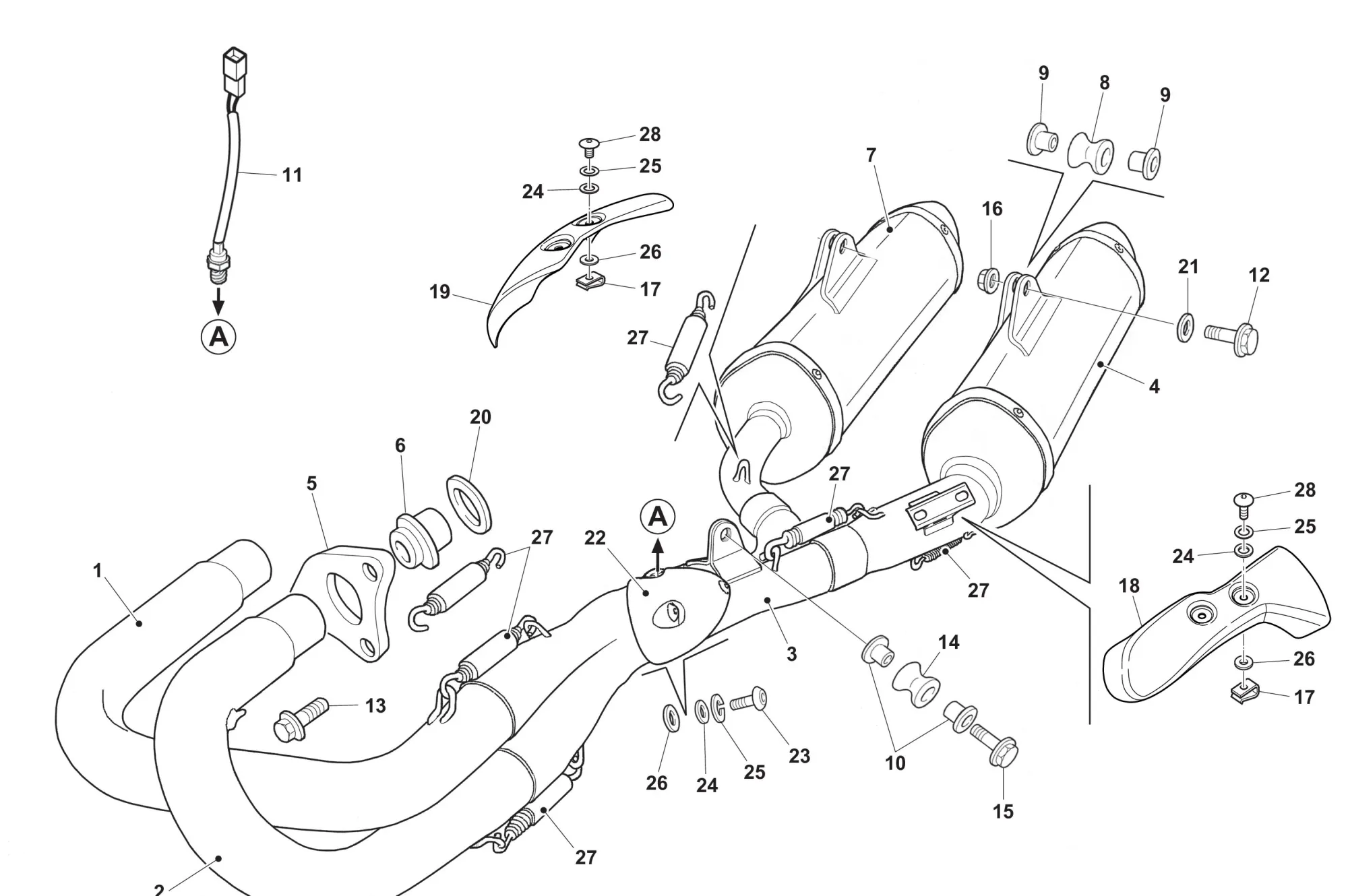Auspuffsystem RS 300 / 500 Auspuffsystem RS 300 / 500