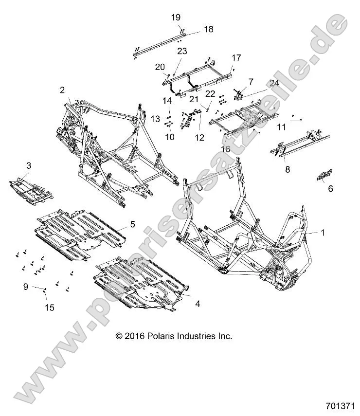 Chassis, Main Frame and Skid Plates