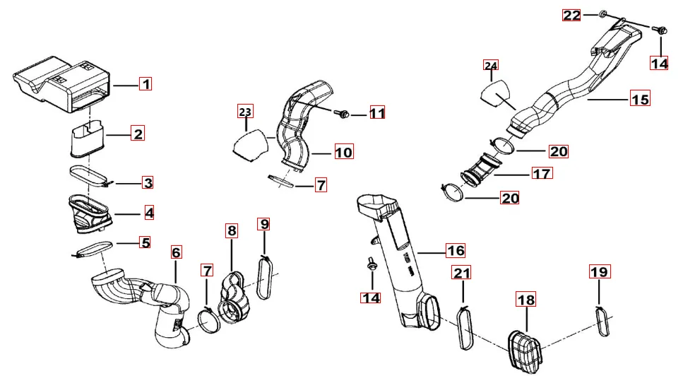 Ansaugstutzen Ansaugstutzen