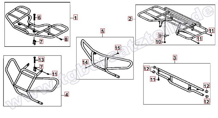 Gepäckträger vo. und hi.