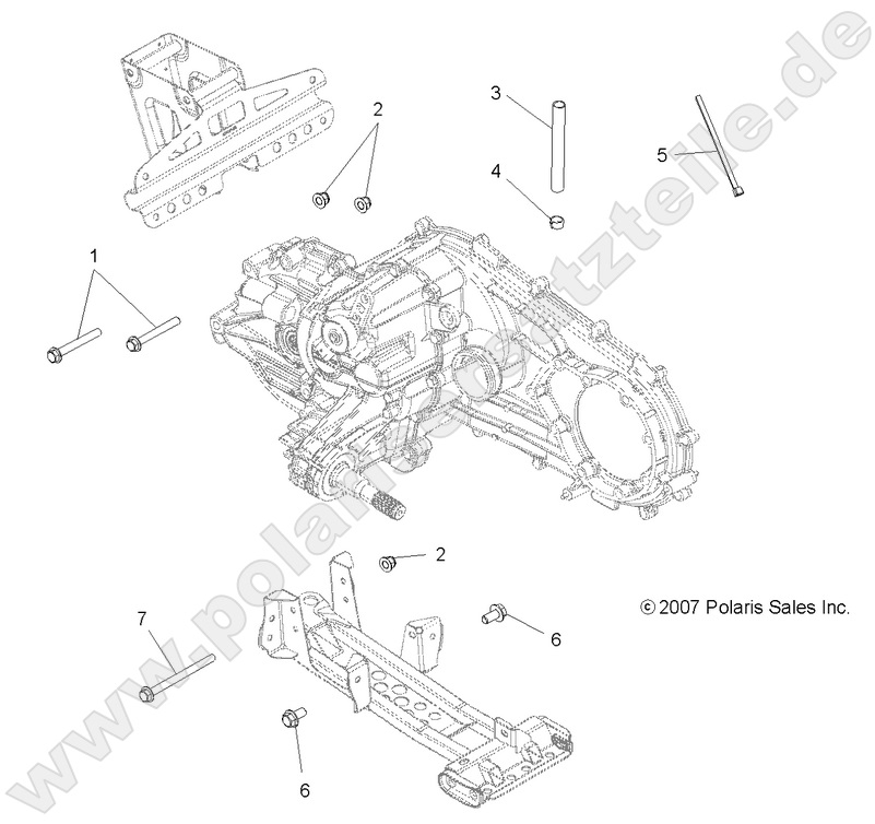 DRIVE TRAIN, MAIN GEARCASE MOUNTING DRIVE TRAIN, MAIN GEARCASE MOUNTING