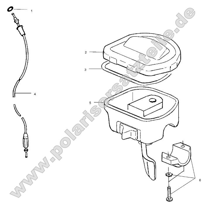 Controls - Throttle Asm./Cable