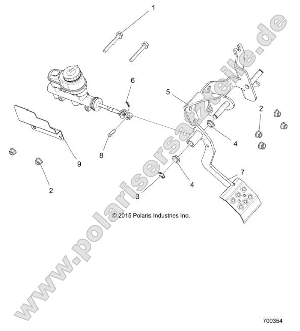 Brakes, Pedal and Master Cylinder Mounting Brakes, Pedal and Master Cylinder Mounting