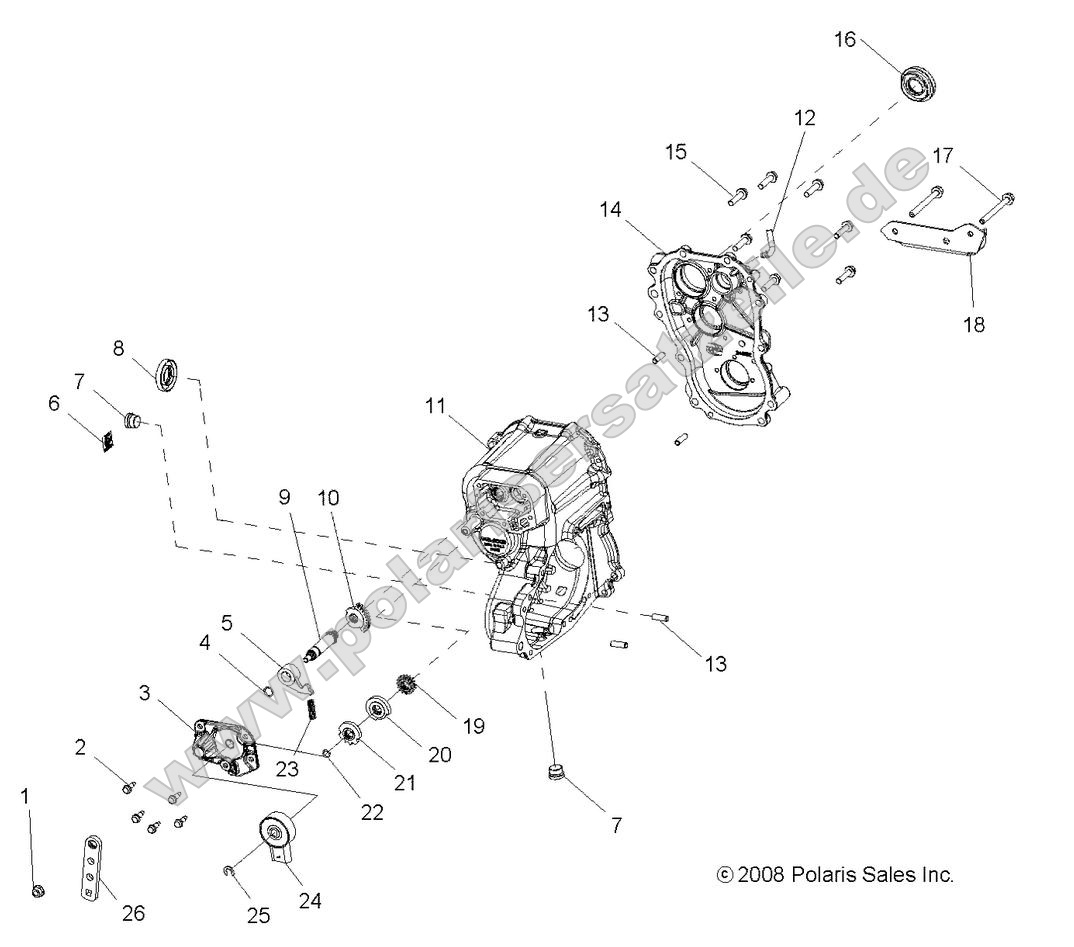 Drive Train, Main Gearcase Drive Train, Main Gearcase